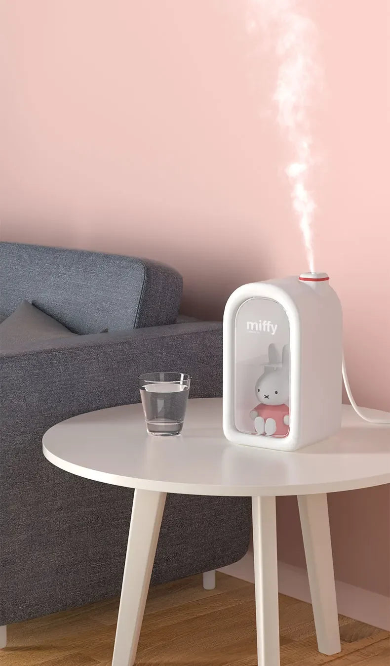 Cool Mist Humidifier Cute with Night Light USB Portable Air Humidifier