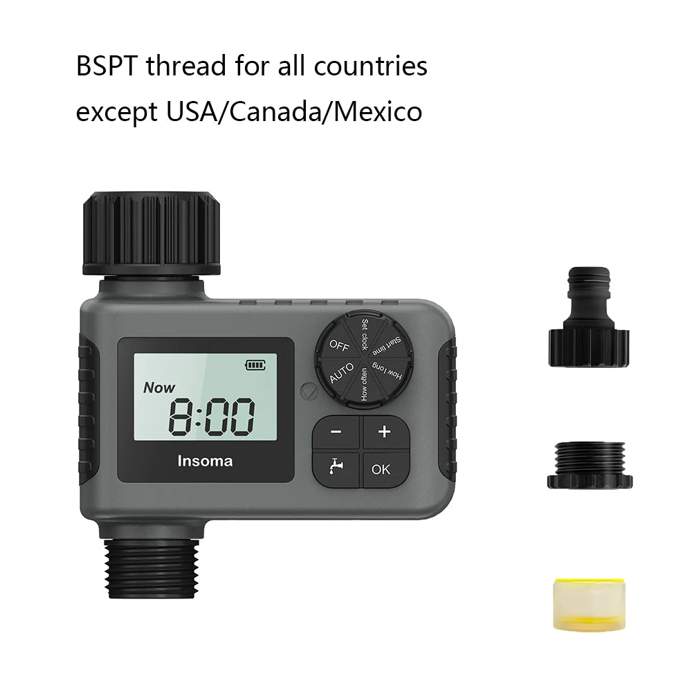 Insoma Automatic Water Timer Intelligent Irrigation Watering System Sprinkler Timer