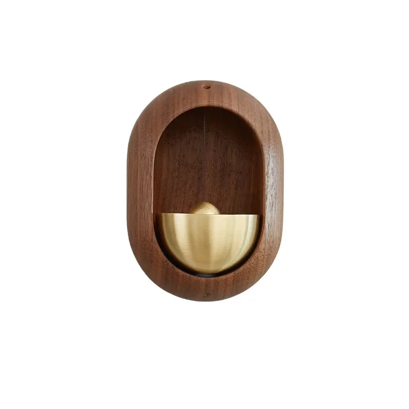 Wooden Wind Chimes Wireless  Doorbell Entrance Door Bell Decorative Wind Bell